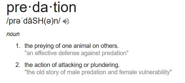 predation-definition